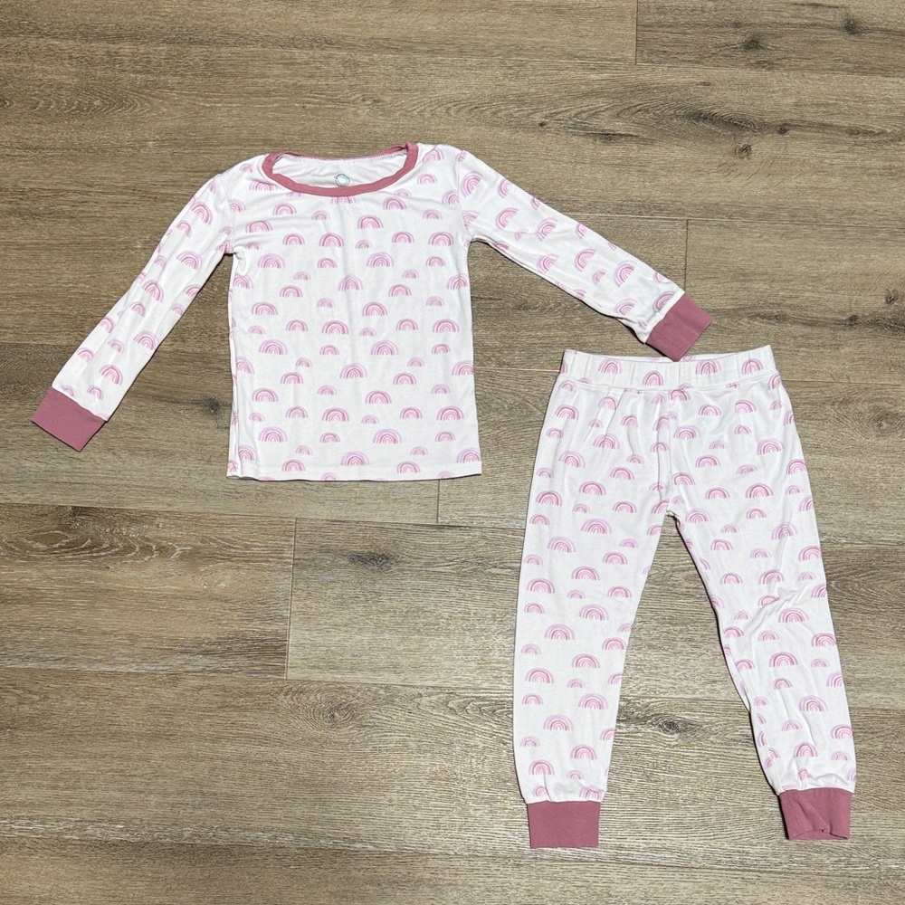 Dreamland Baby Pink Rainbow PJ Set
